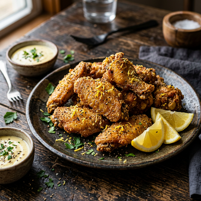 Lemon Pepper Zest Wings